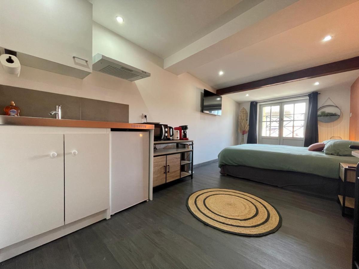 Rooftop N°38 - Rooms Et Studios - Vue Cite Medievale 카르카손 외부 사진