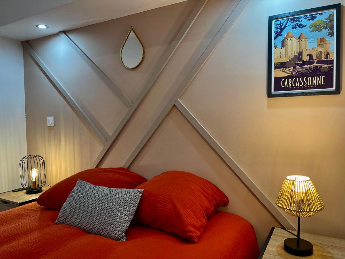 Rooftop N°38 - Rooms Et Studios - Vue Cite Medievale 카르카손 외부 사진